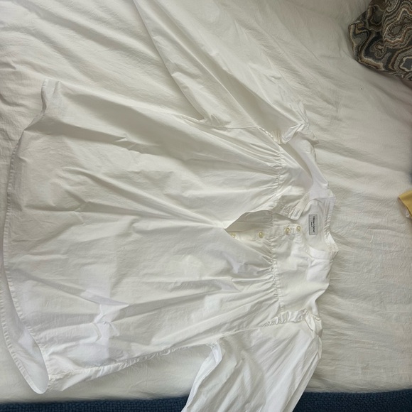 White Button-Up Blouse - Picture 1 of 3